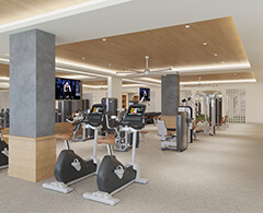 fitness center