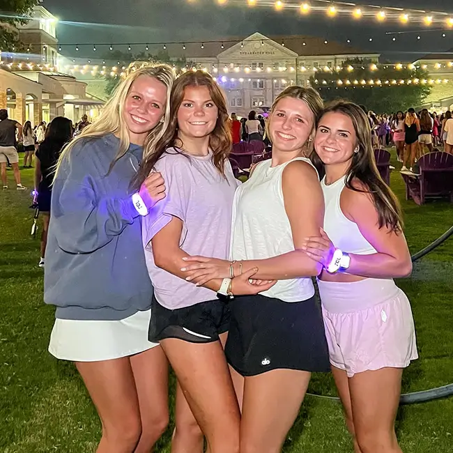 group of young women