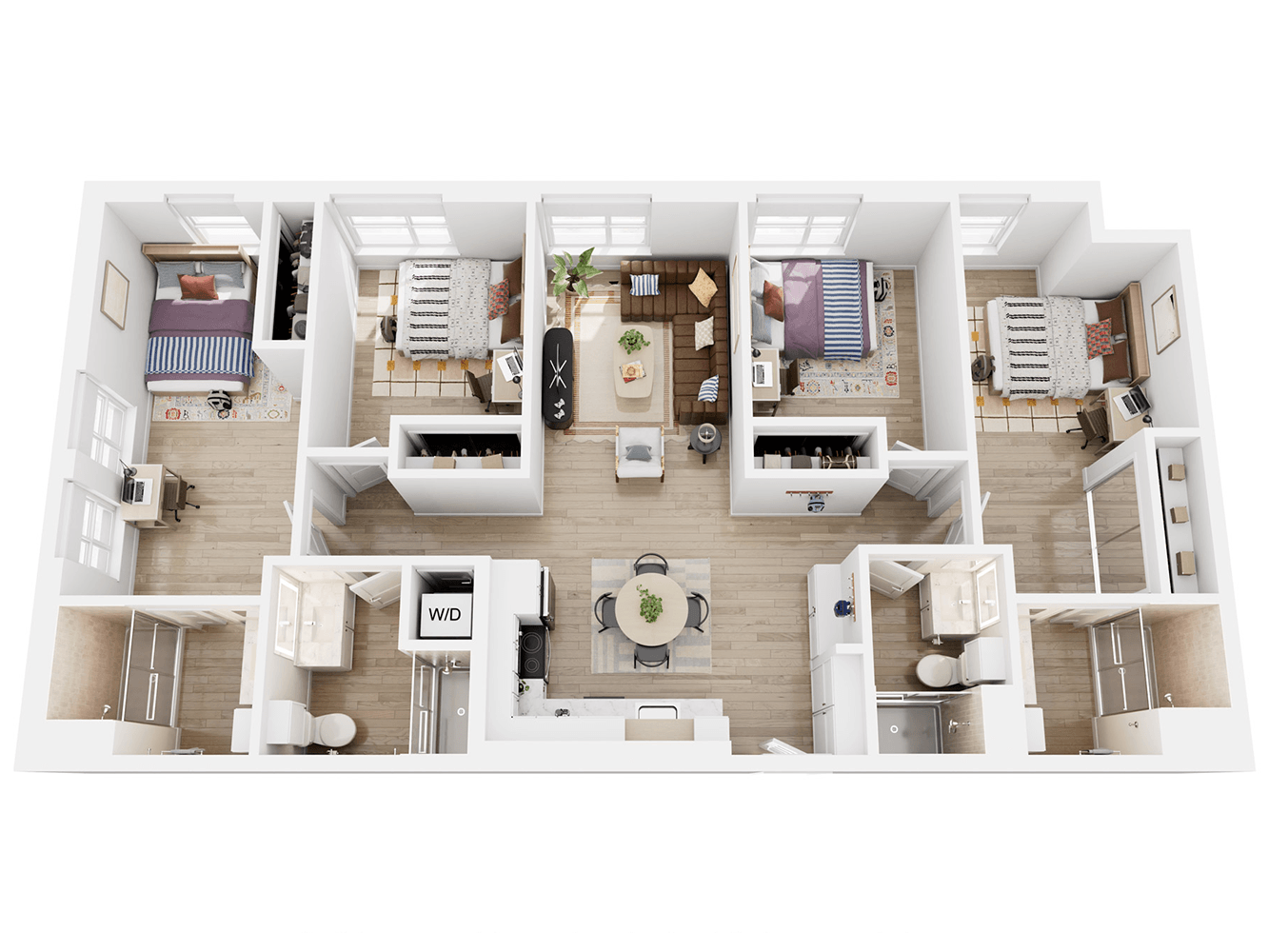 west 4bed 4bath d floor plan