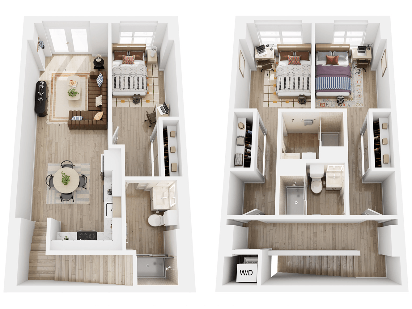 east 3bed 3bath floor townhome floor plan